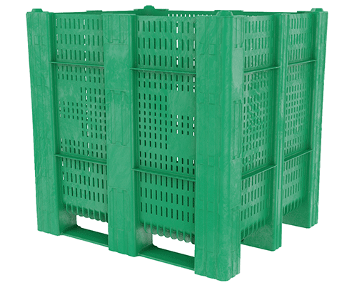 caisse-palette plastique ajourée de 1025 litres 