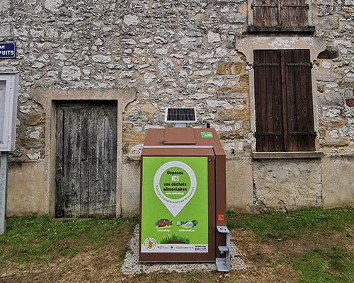 abri bac biodéchet melun