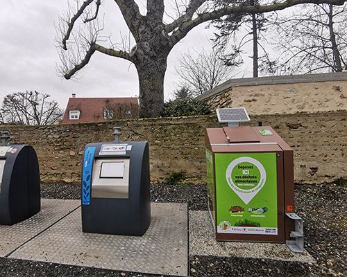abri bac biodéchets melun