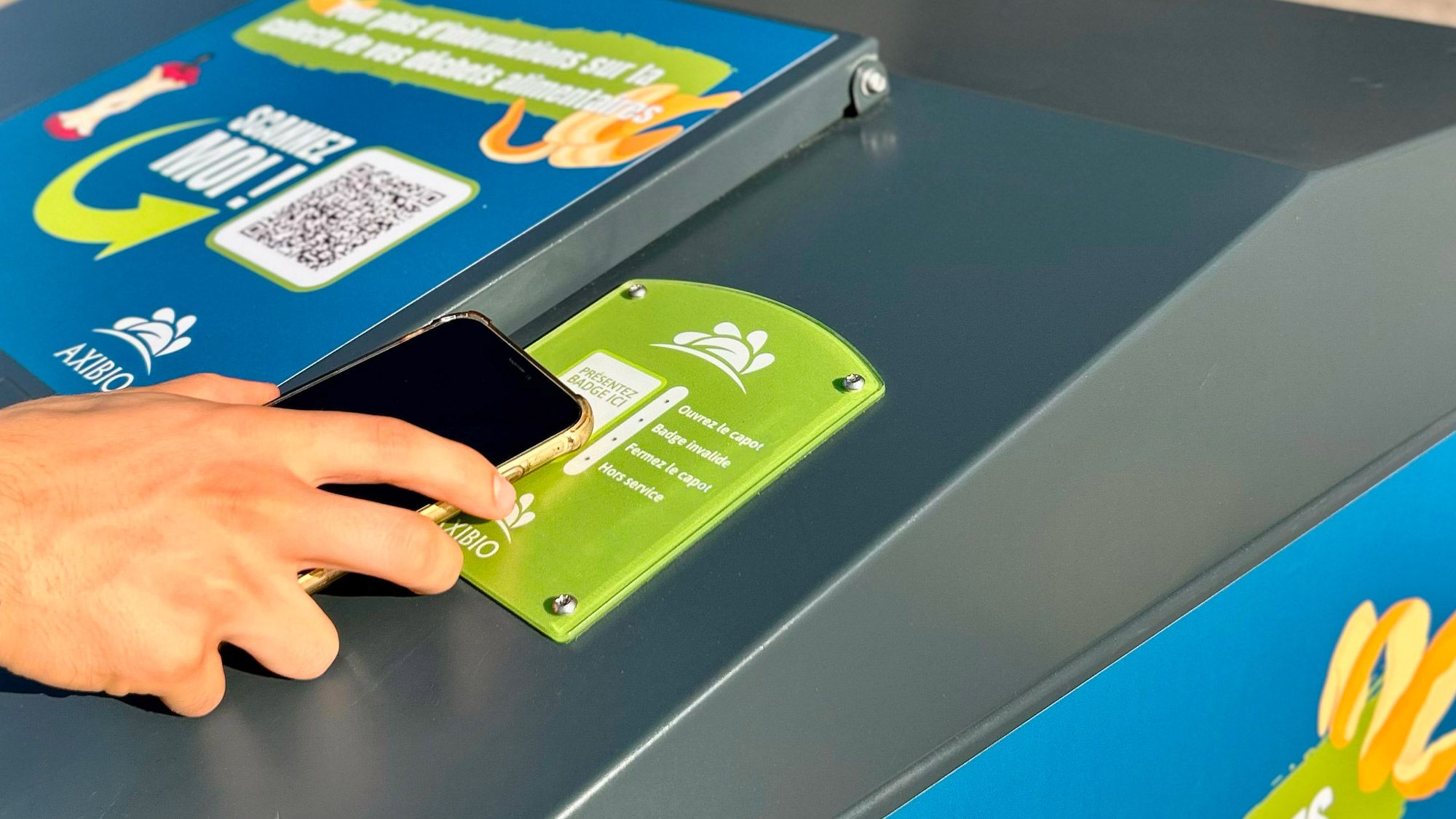 controle d'accès à badge nfc axibio