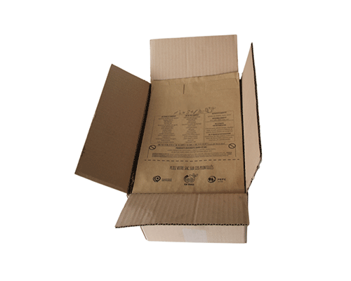 carton de sac kraft de 7 litres