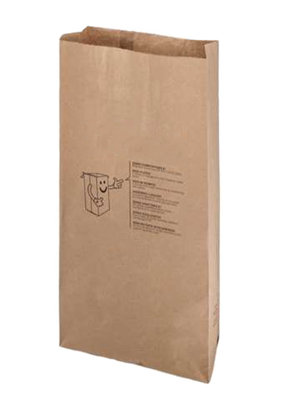 sac kraft compostable 120 litres