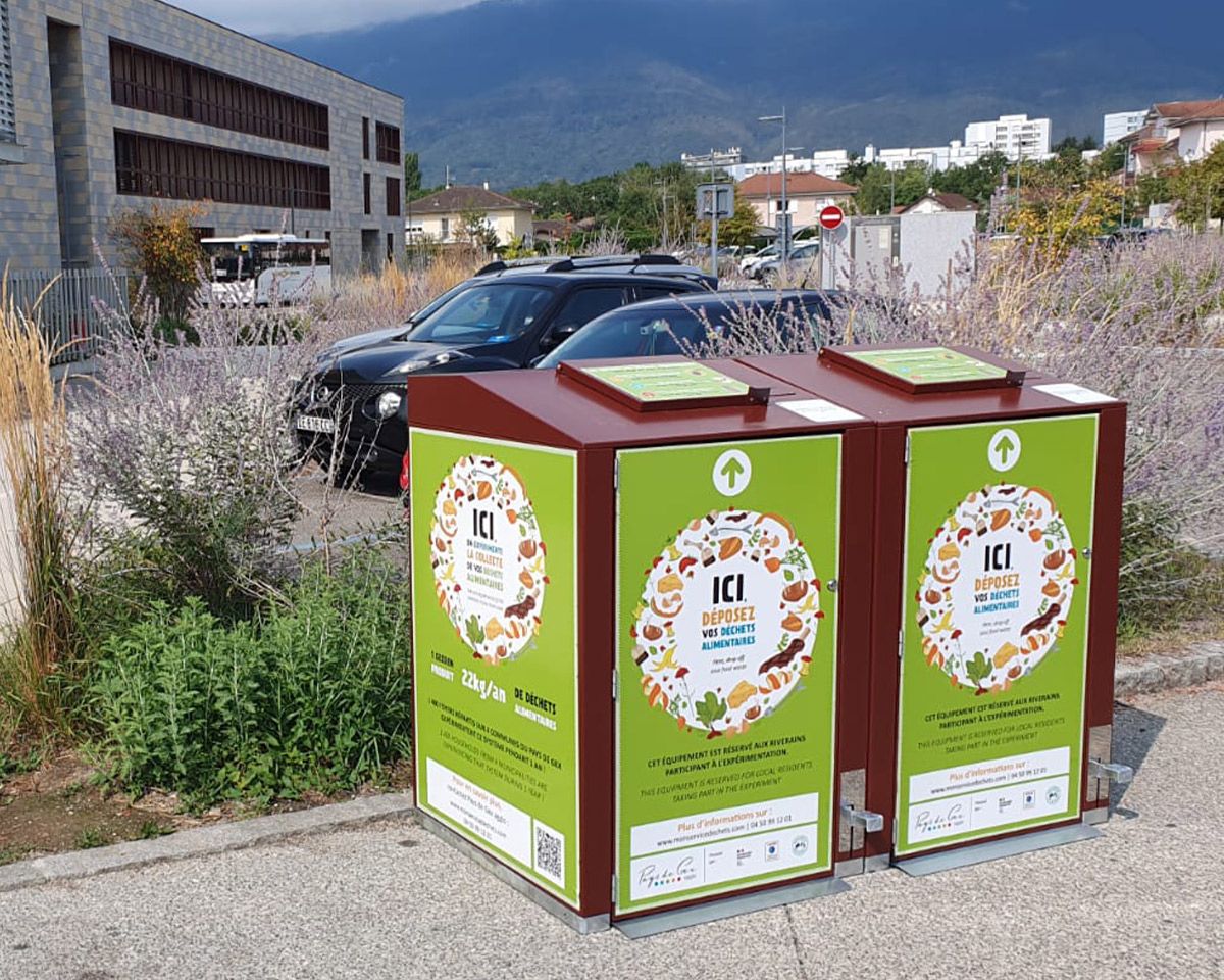 abri bac biodéchets gex